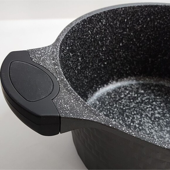 D&W Deane And White Cookware 9.5" Nonstick Casserole Pot With Lid 4.5QT Black - Picture 11 of 16